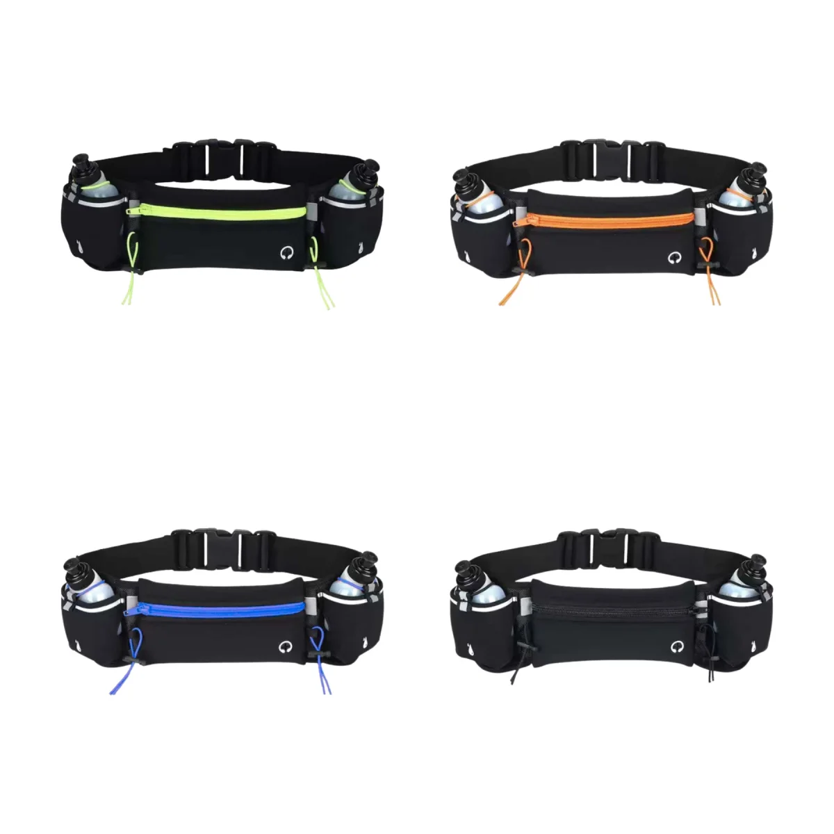 Hydration-Ready Running Waist Belt Bottle Holder