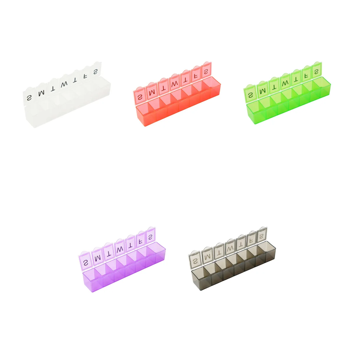 Pop-Out Seven Day Removable Pill Organizer Case
