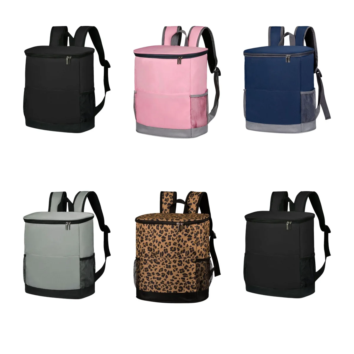 Pearl-Cotton Insulated 600D Polyester Cooler Backpack