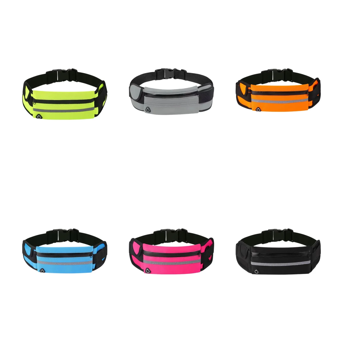 Earbud-Port Waterproof Running Waist Belt Pouch