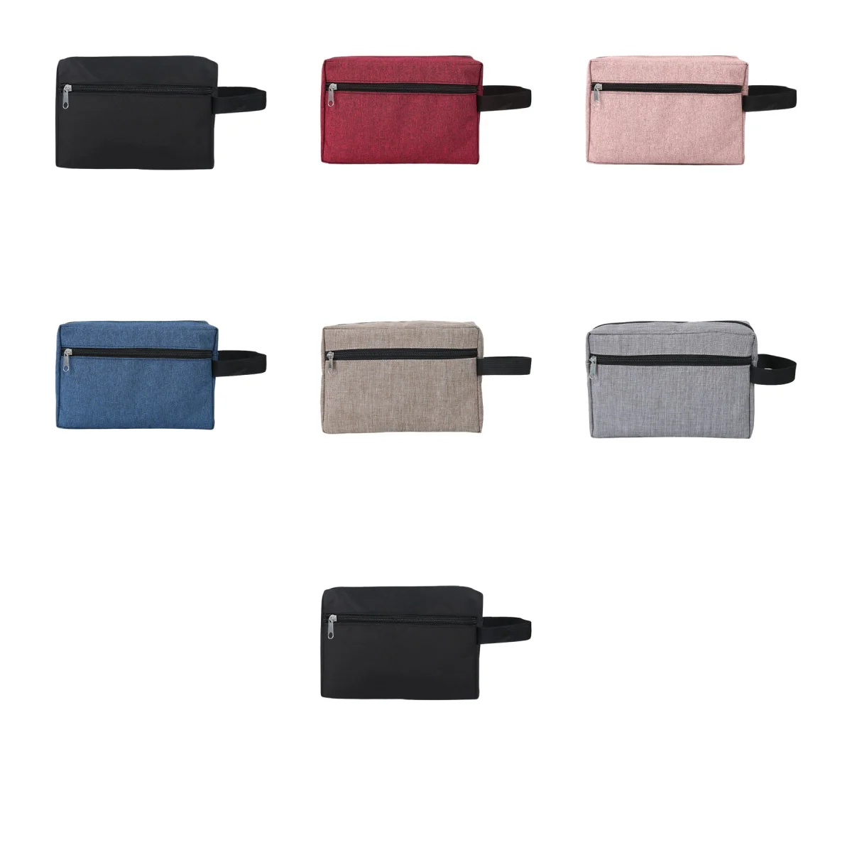 Cushioned-Exterior Expandable Travel Clutch Organizer Pouch