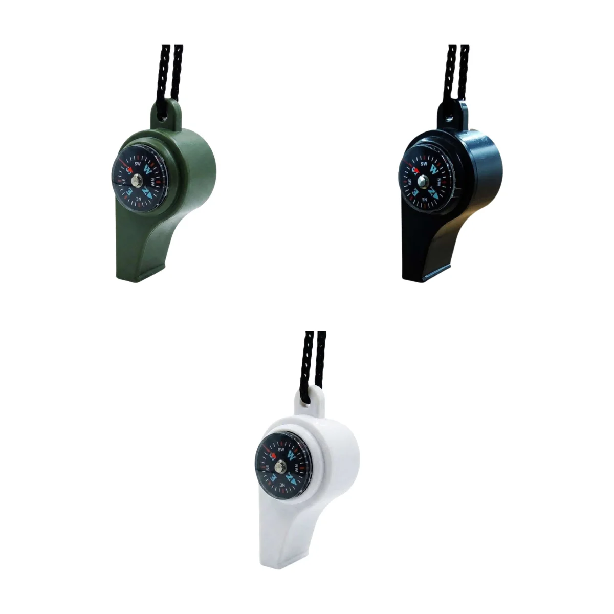 3-In-1 Survival Compass Whistle Emergency Tool