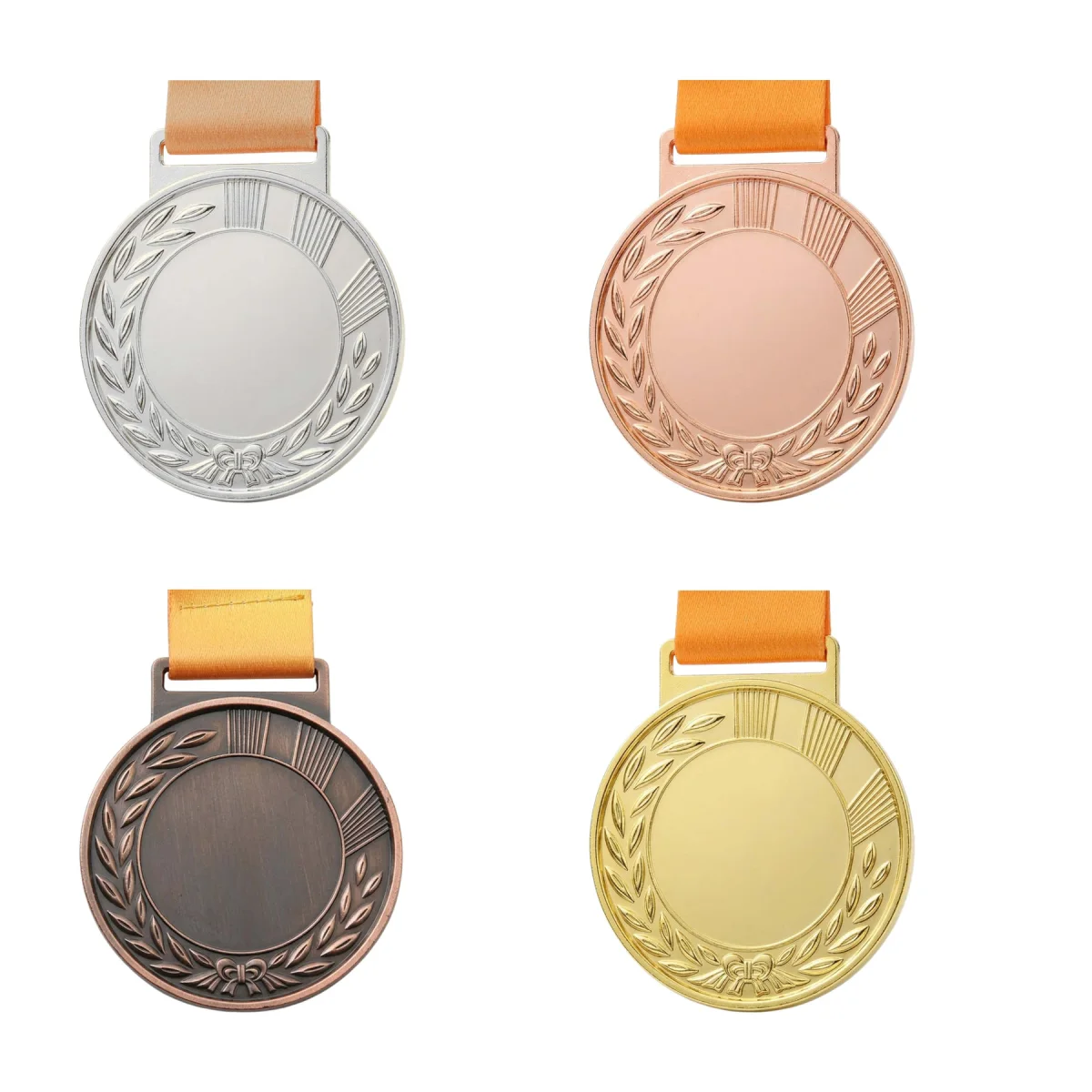 Neck-Ribbon Metal Award Medal Winner Prize