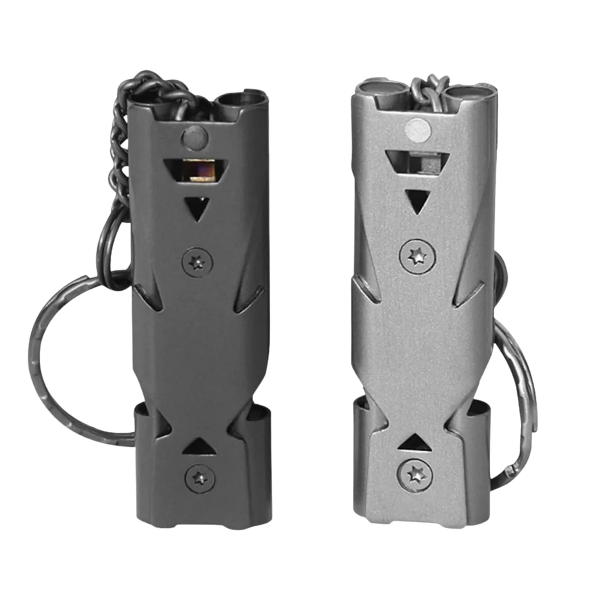 High-Frequency Dual-Tube Safety Whistle