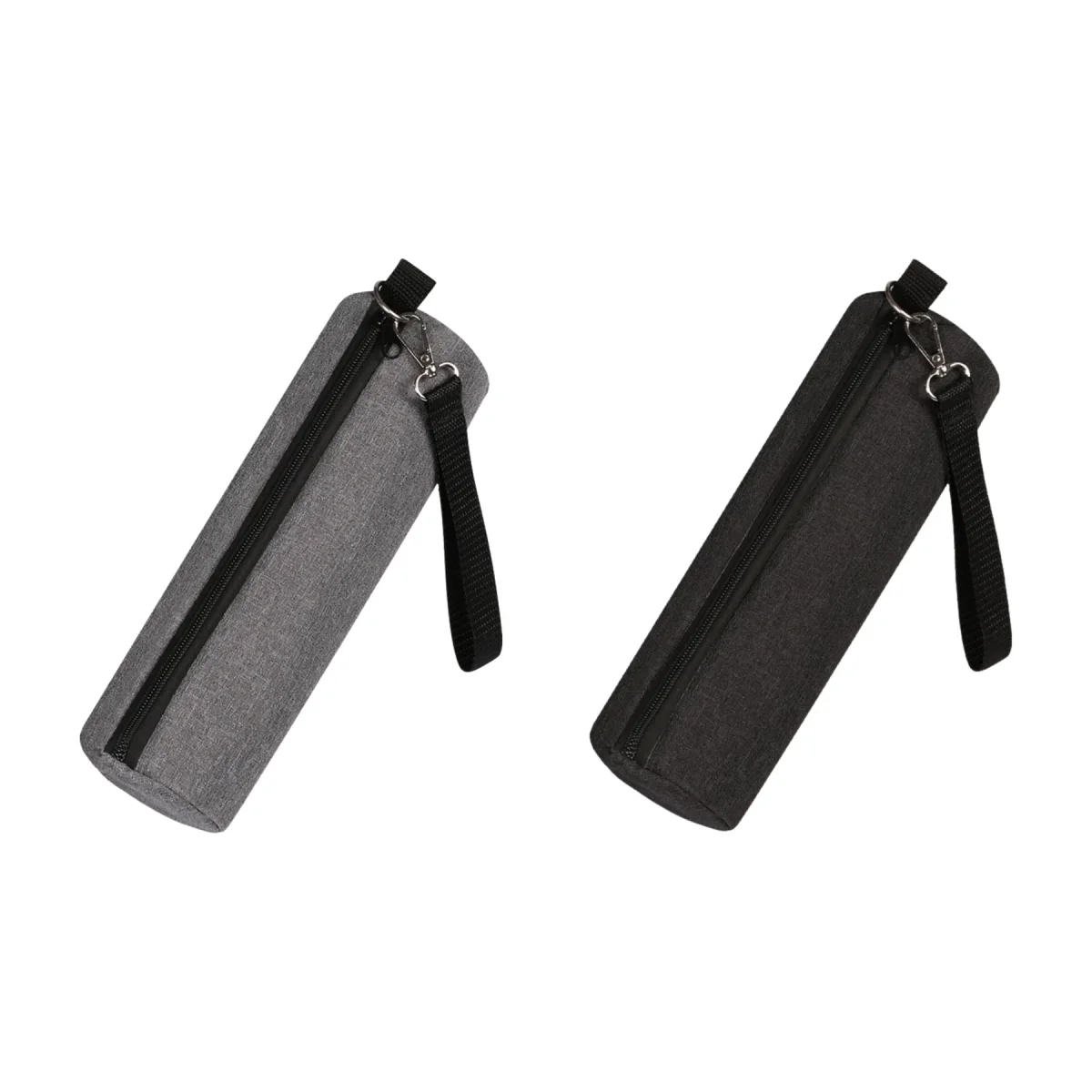 Wrist-Strap Cylindrical Insulated Beverage Cooler Sleeve