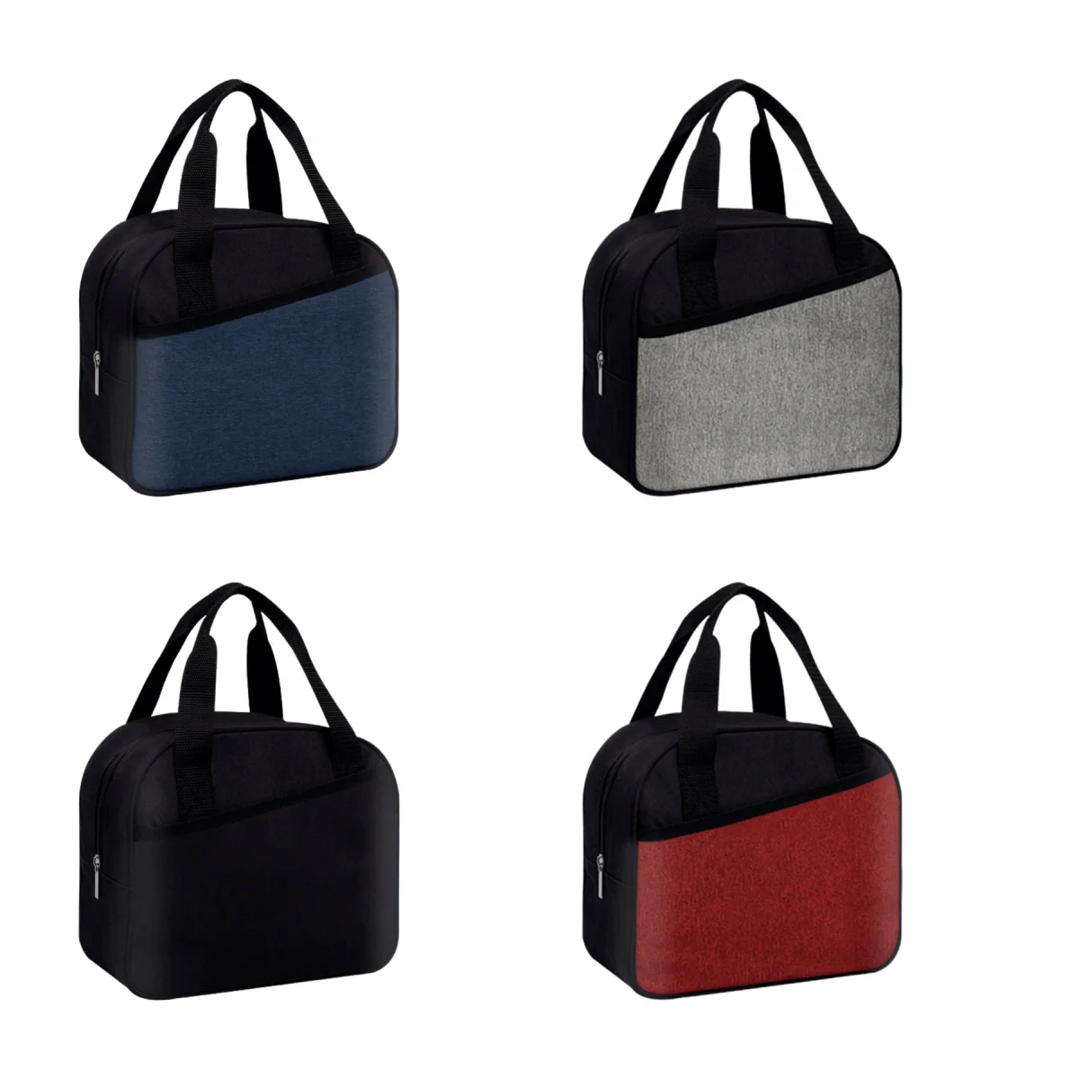 Buckle-Close Zip Pocket Insulated Picnic Lunch Bag