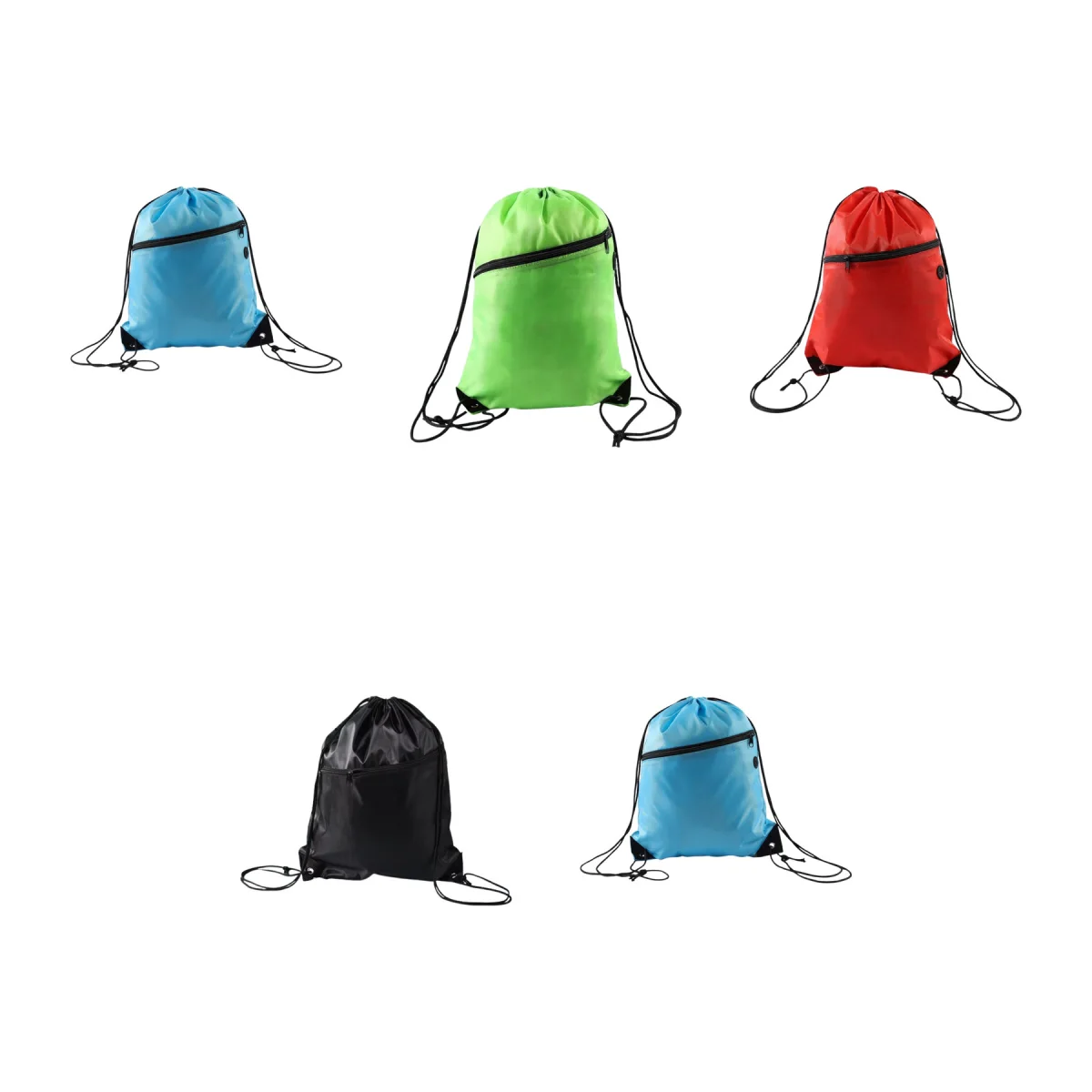 Corner-Reinforced Reinforced Waterproof Polyester Cinch Pack