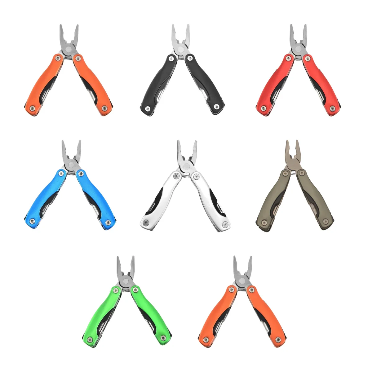 Flat-Fold Stainless Steel Folding Multi Pliers Tool