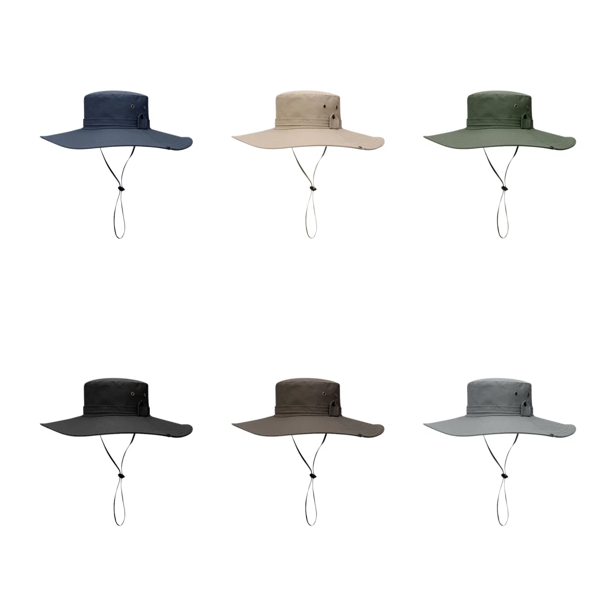 Extra-Wide Oversized Brim Denim Safari Hat