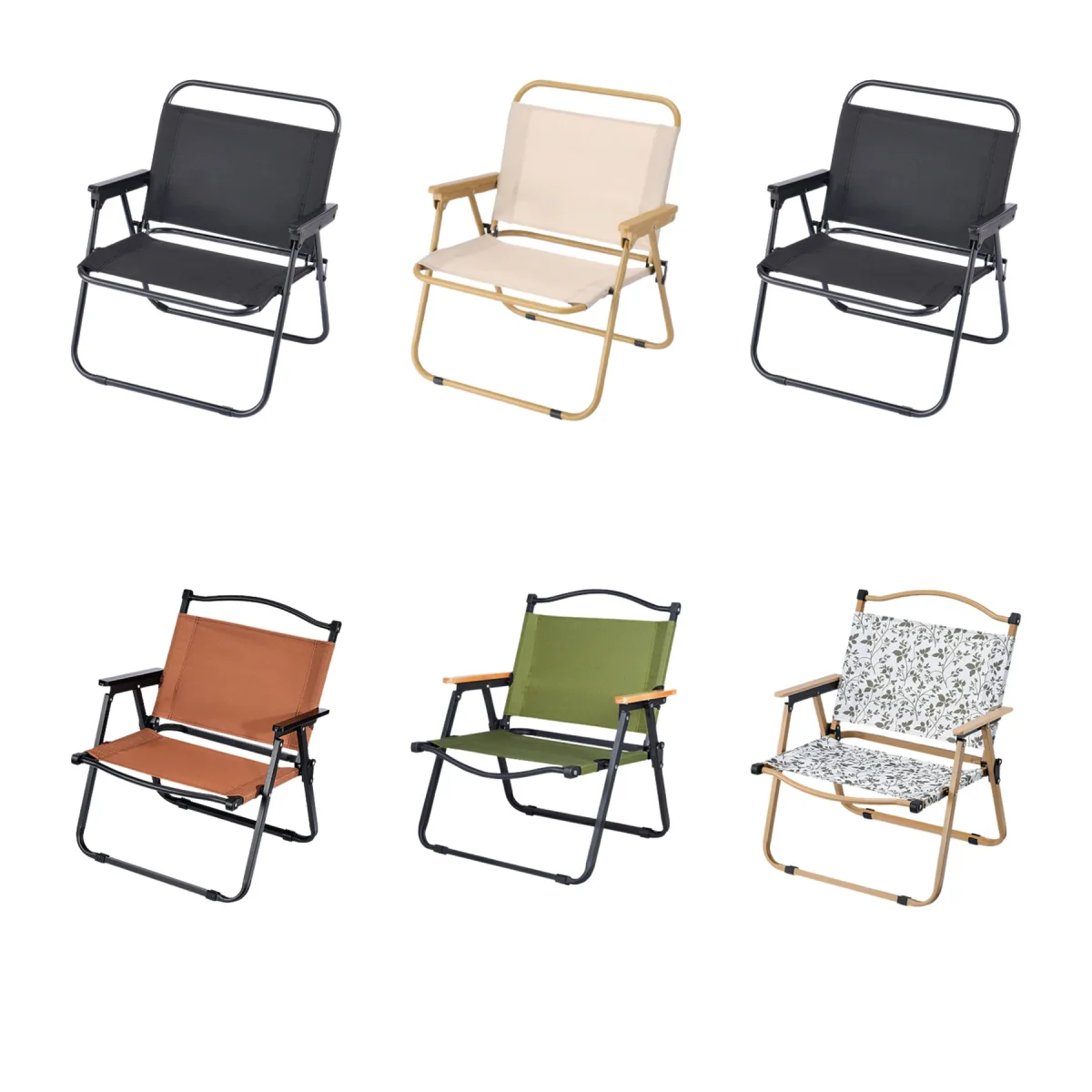 Arm-Support Armrest Folding Fishing Chair Seat