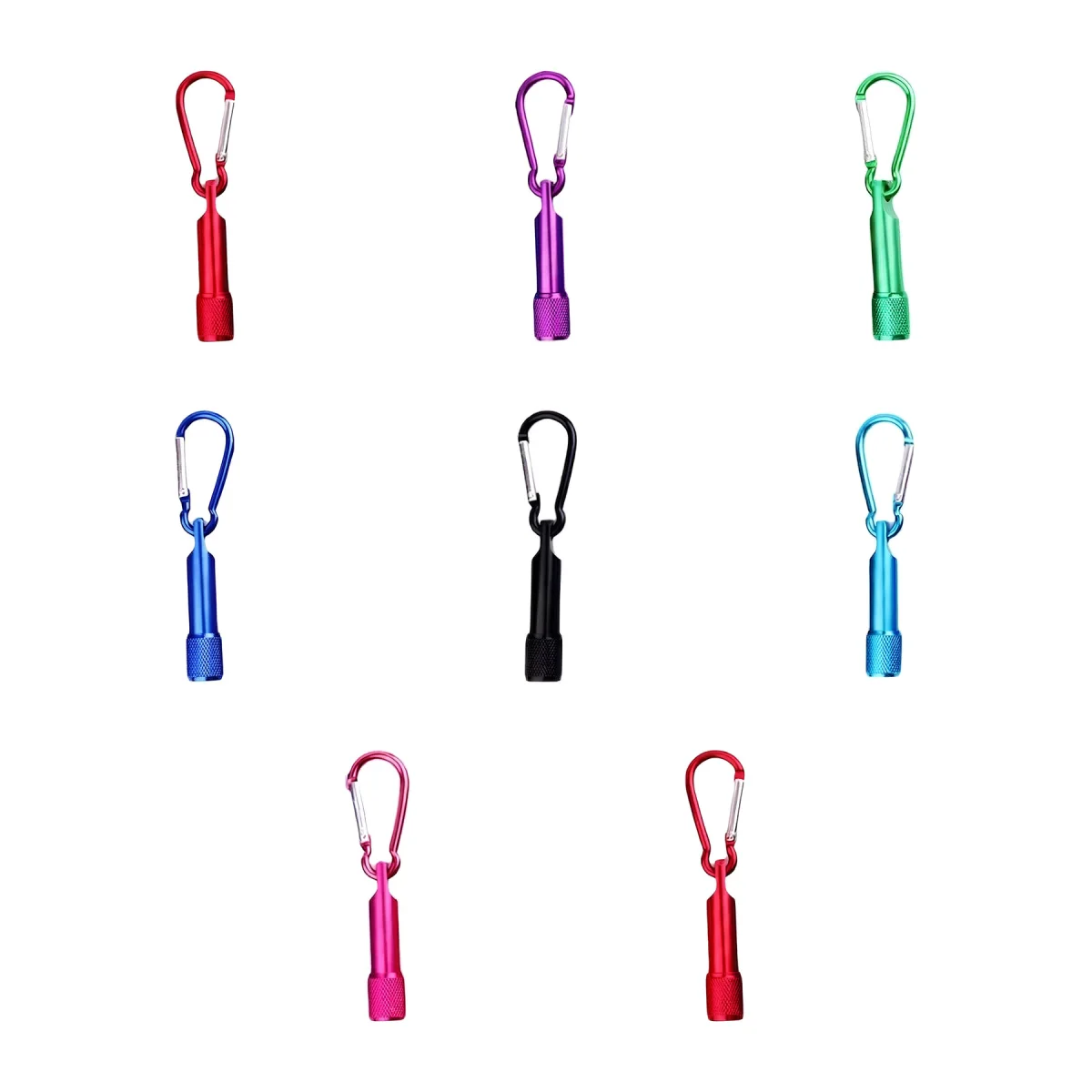 Grip-Body Mini Grip LED Keychain Flashlight