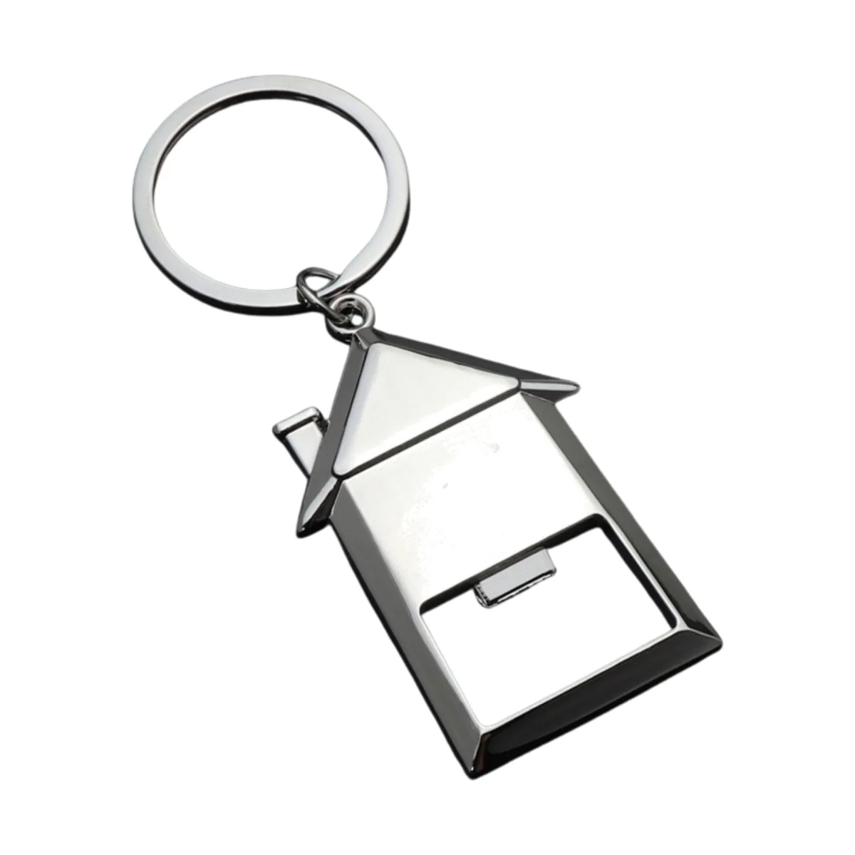 Ring-Clip Metal Bottle Opener Key Ring Tool