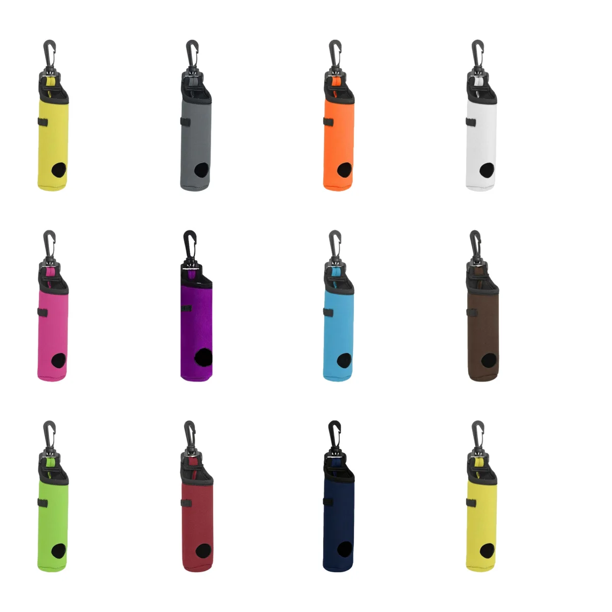 Clip-On Clip On Golf Ball Pouch Bag
