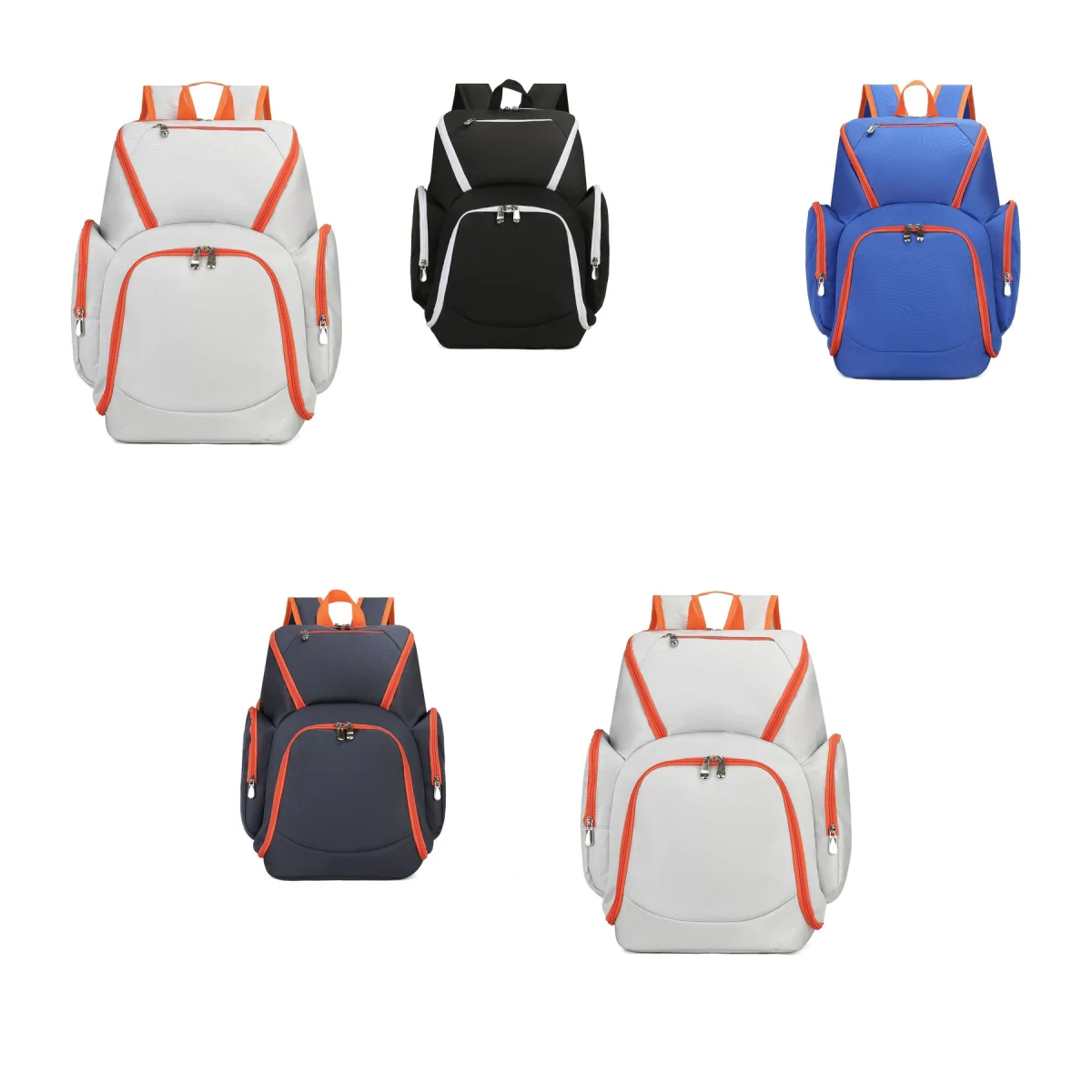 Ball-Compartment Padded Basketball Sports Backpack