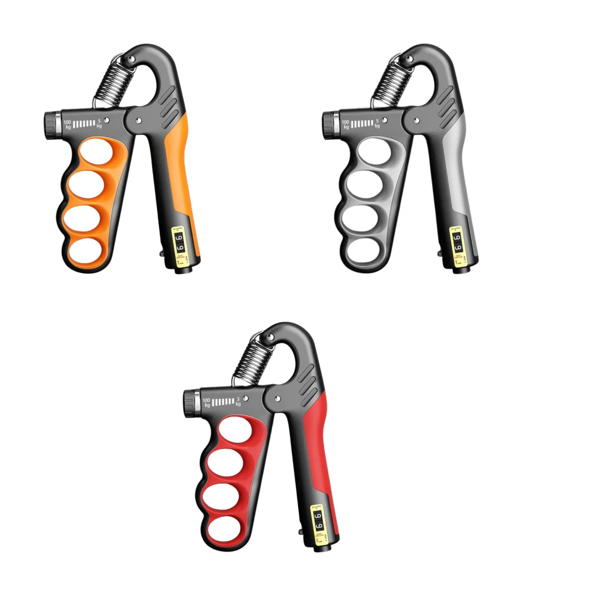 Dial-Resistance Adjustable Hand Grip Strengthener