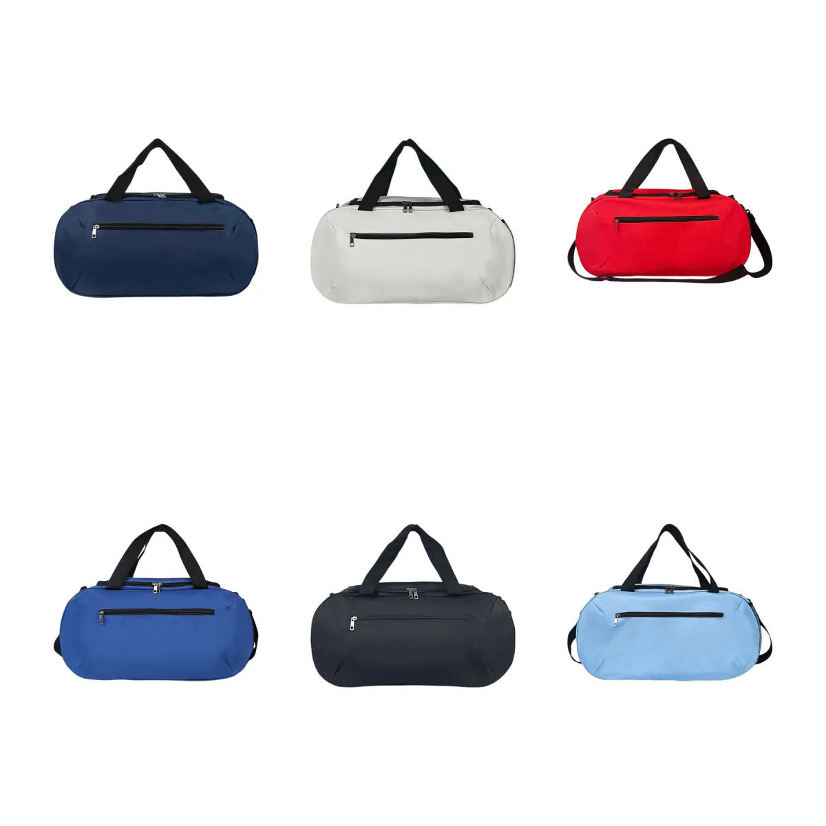 Wide-Zip Roomy Yoga Gym Shoulder Tote Bag