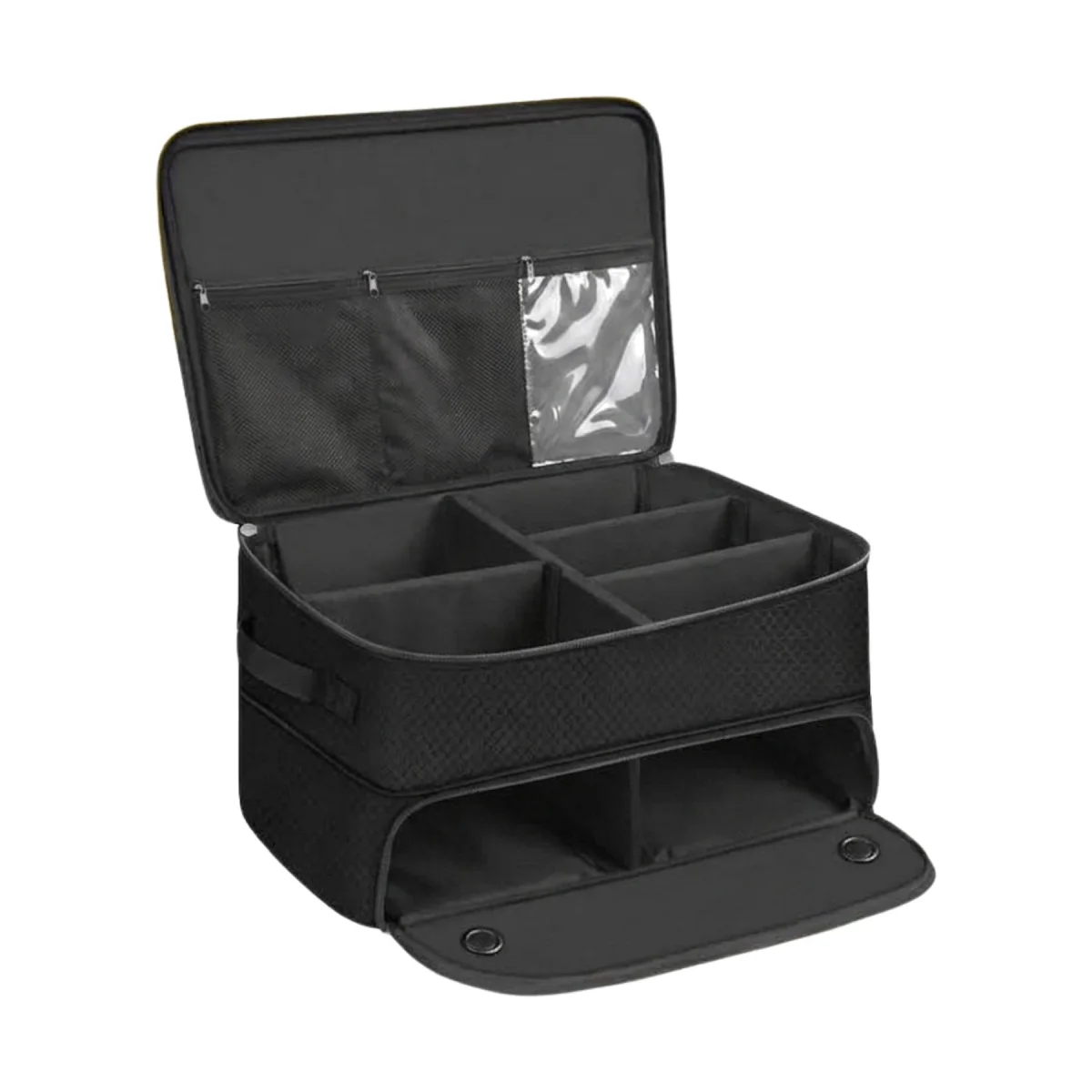 Shoe-Compartment Divided Golf Trunk Organizer Box