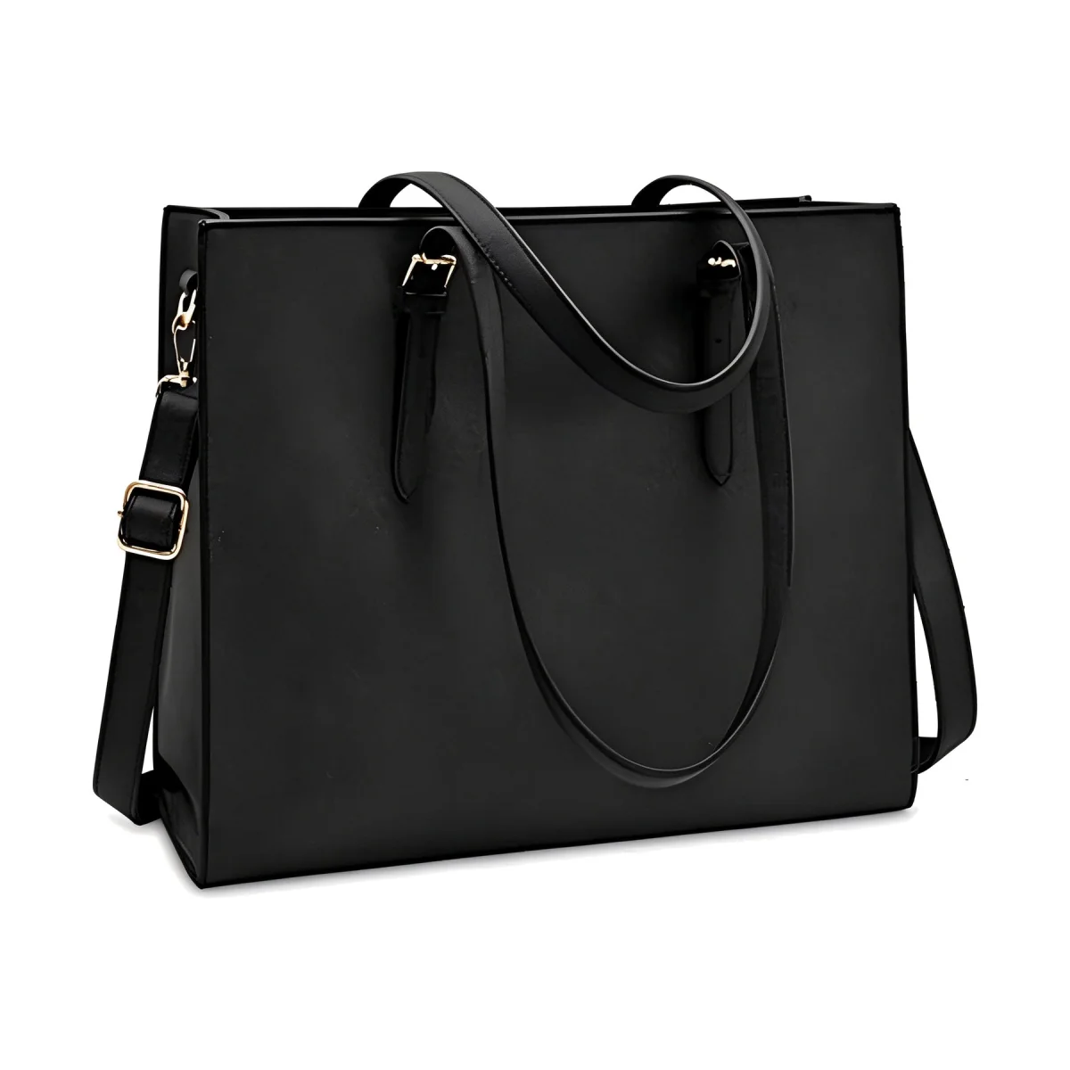 PU Leather Laptop Tote For Women