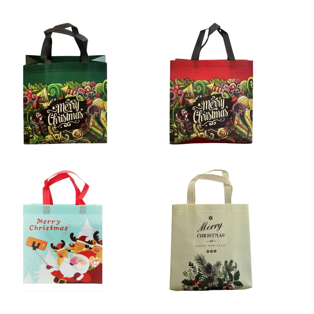 Laminated Holiday Gift Tote