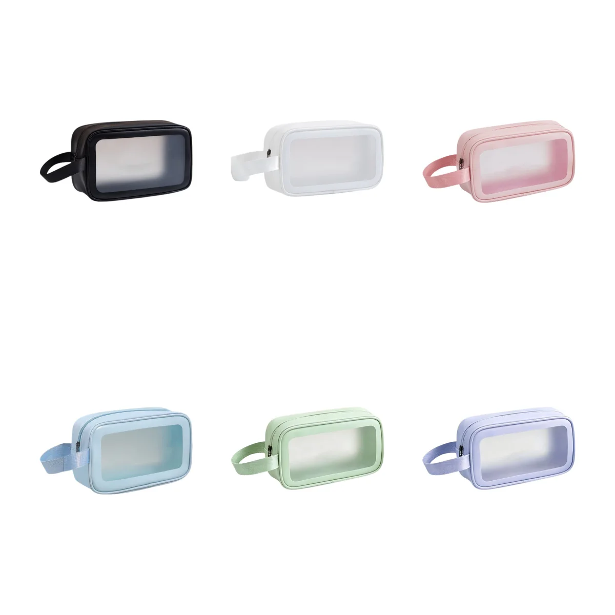 Frosted PU Travel Wash Pouch