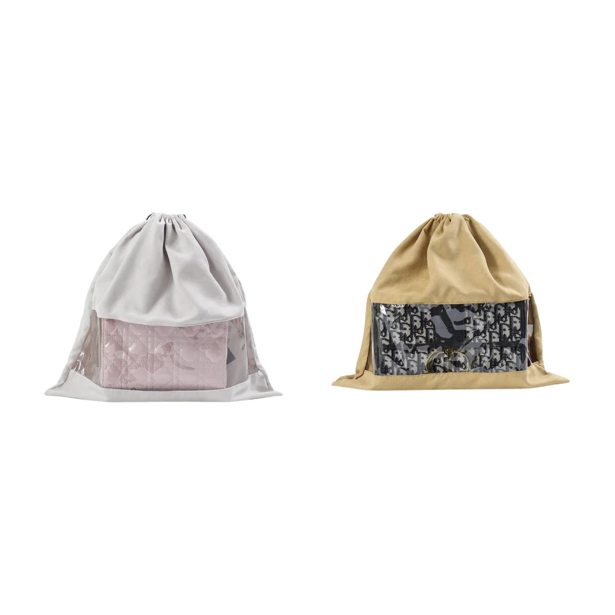 Linen Organza Drawstring Pouch