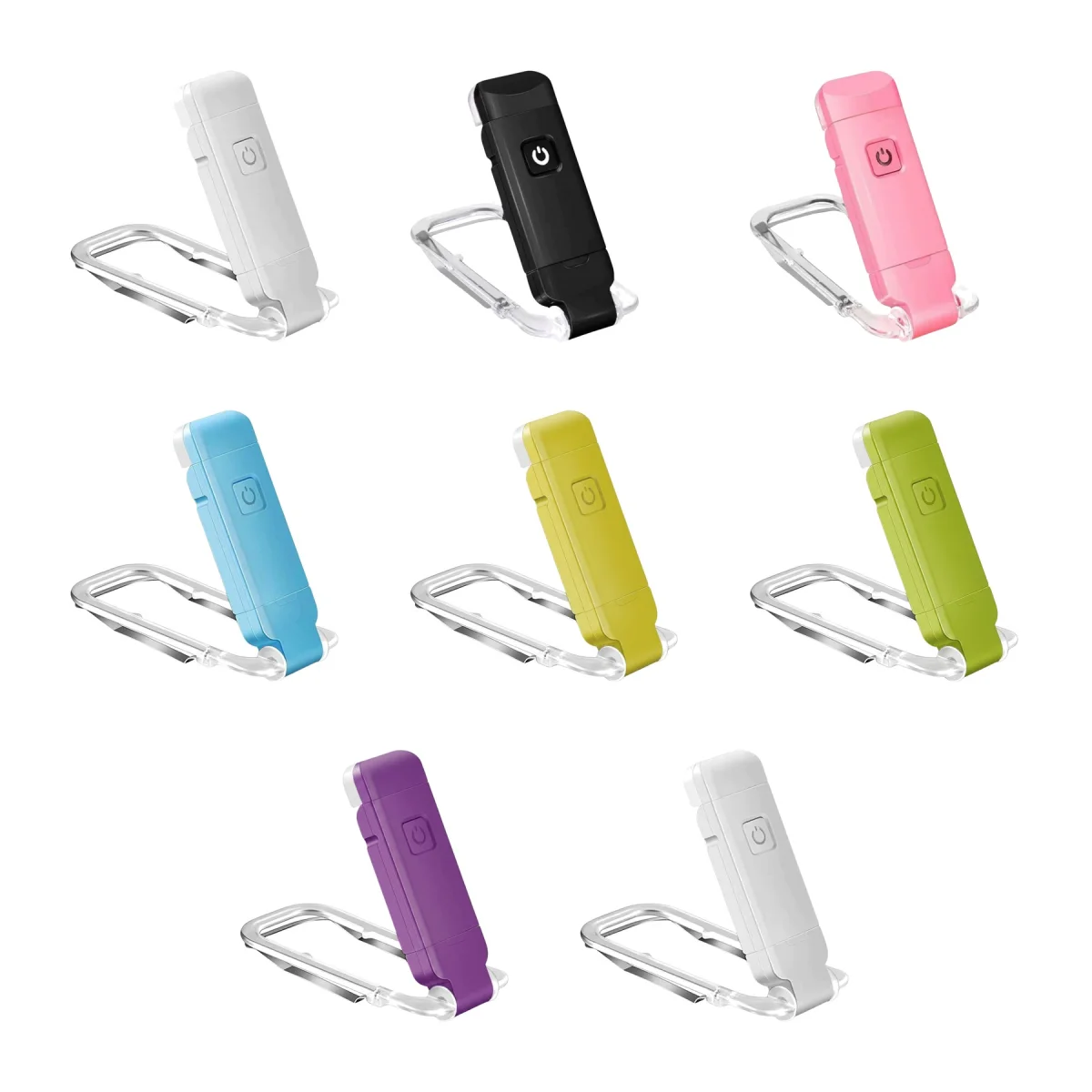 Foldable USB Rechargeable Book Clip Light