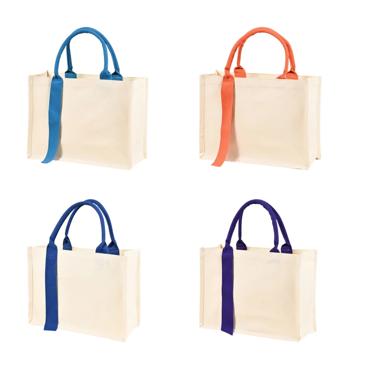 Three-D Ribbon Canvas Tote