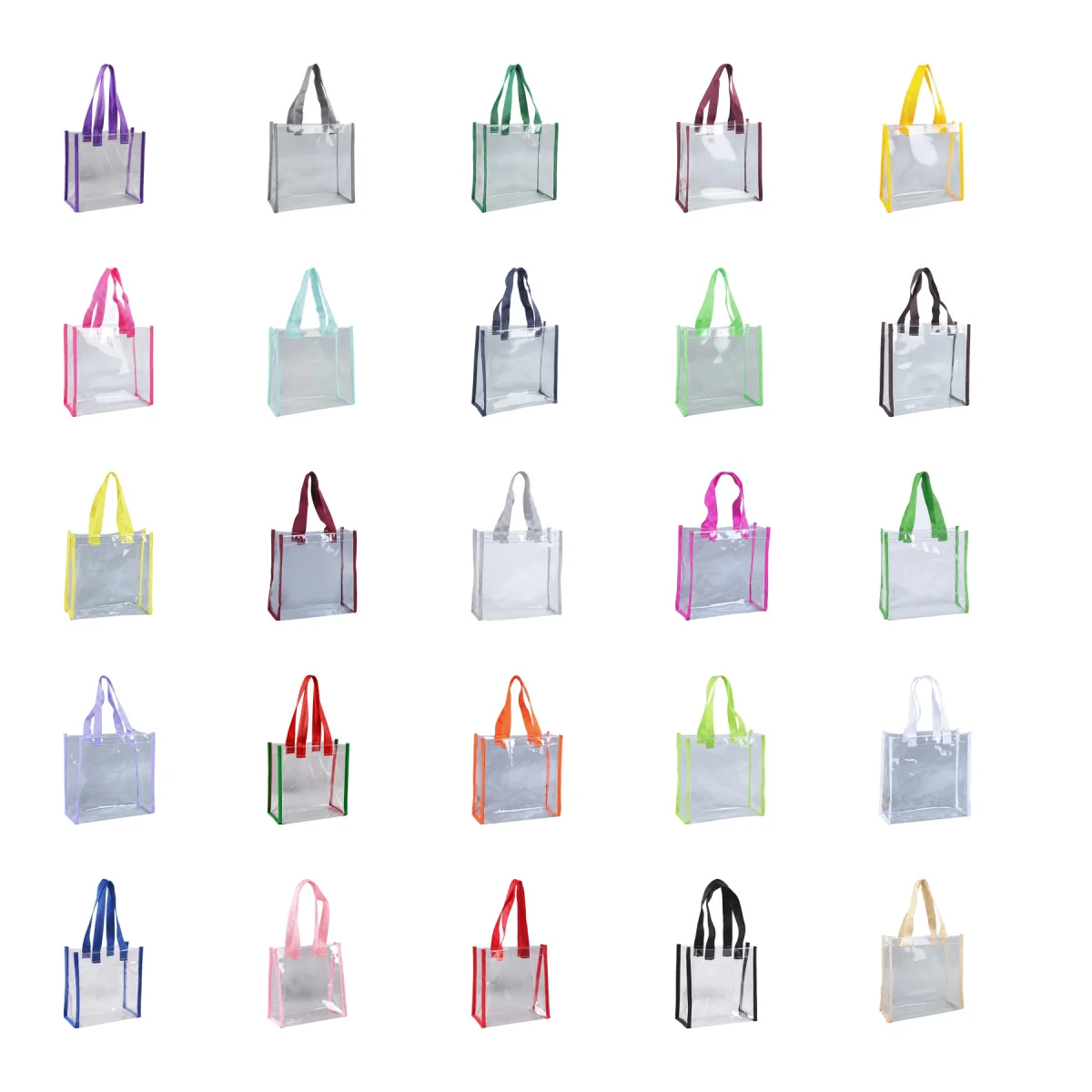 Clear PVC Stadium Security Tote