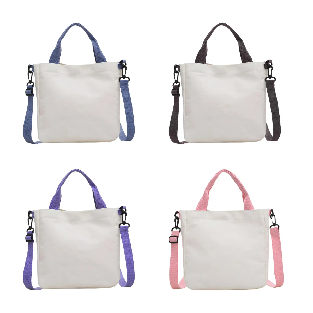 Canvas Crossbody Clutch Pouch