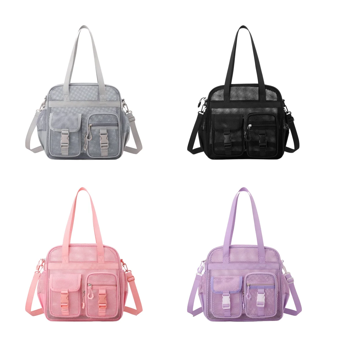 Quick-Dry Mesh Beach Crossbody