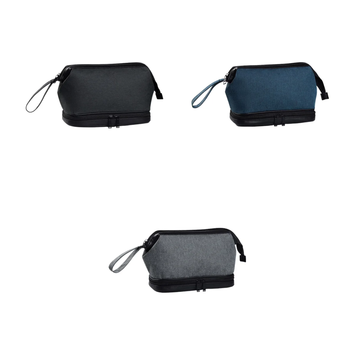 Double-Layer Wet Dry Makeup Bag
