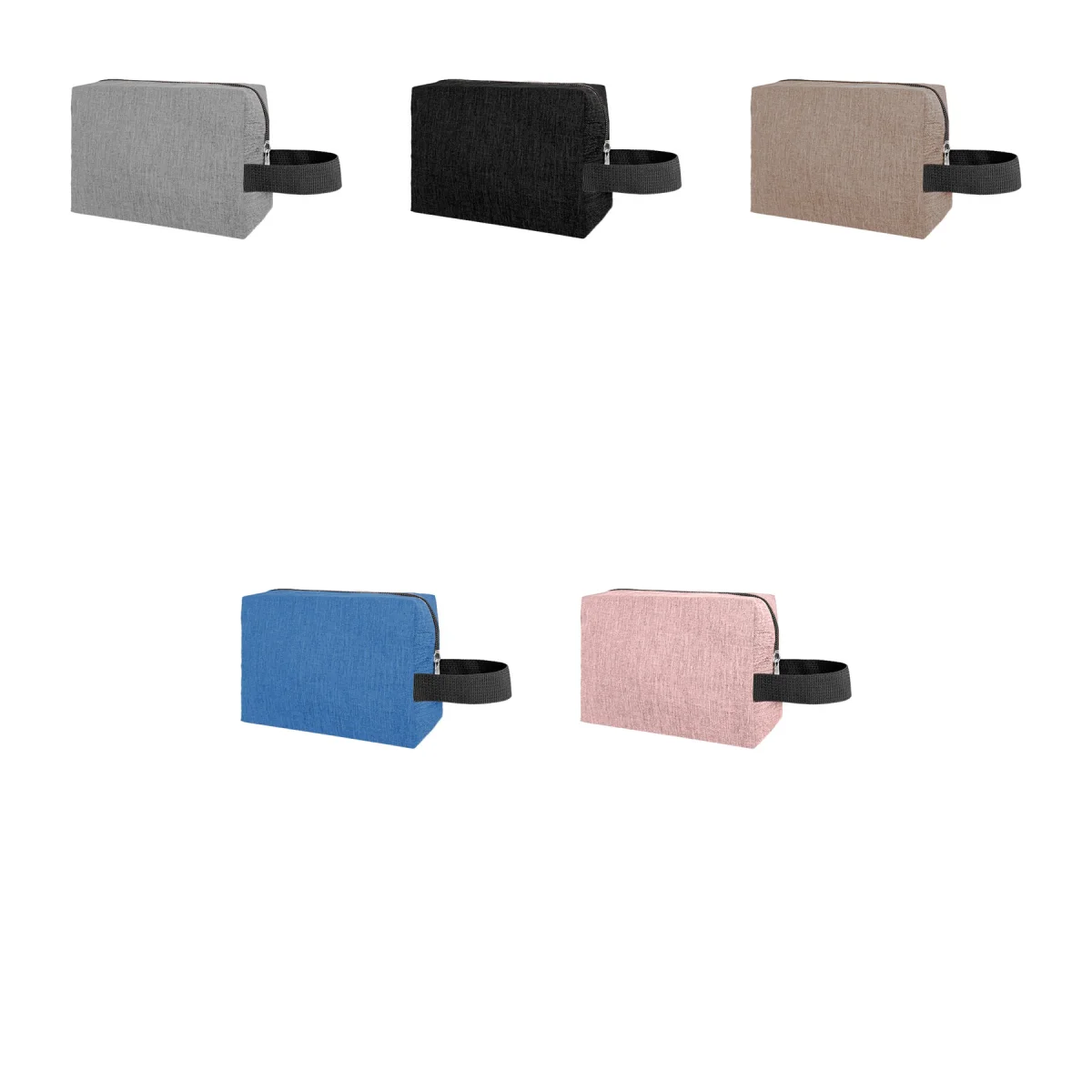 Square Oxford Travel Toiletry Pouch