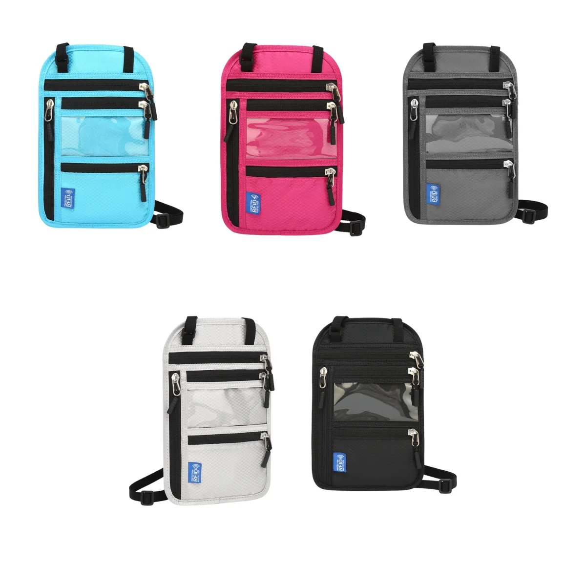RFID Blocking Neck Passport Holder