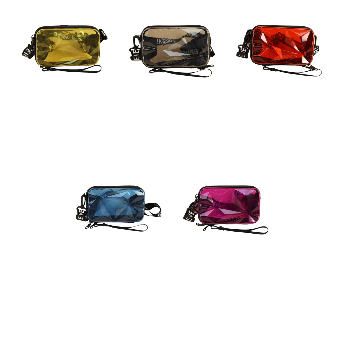 Multifunction Mesh Pocket Wristlet Pouch