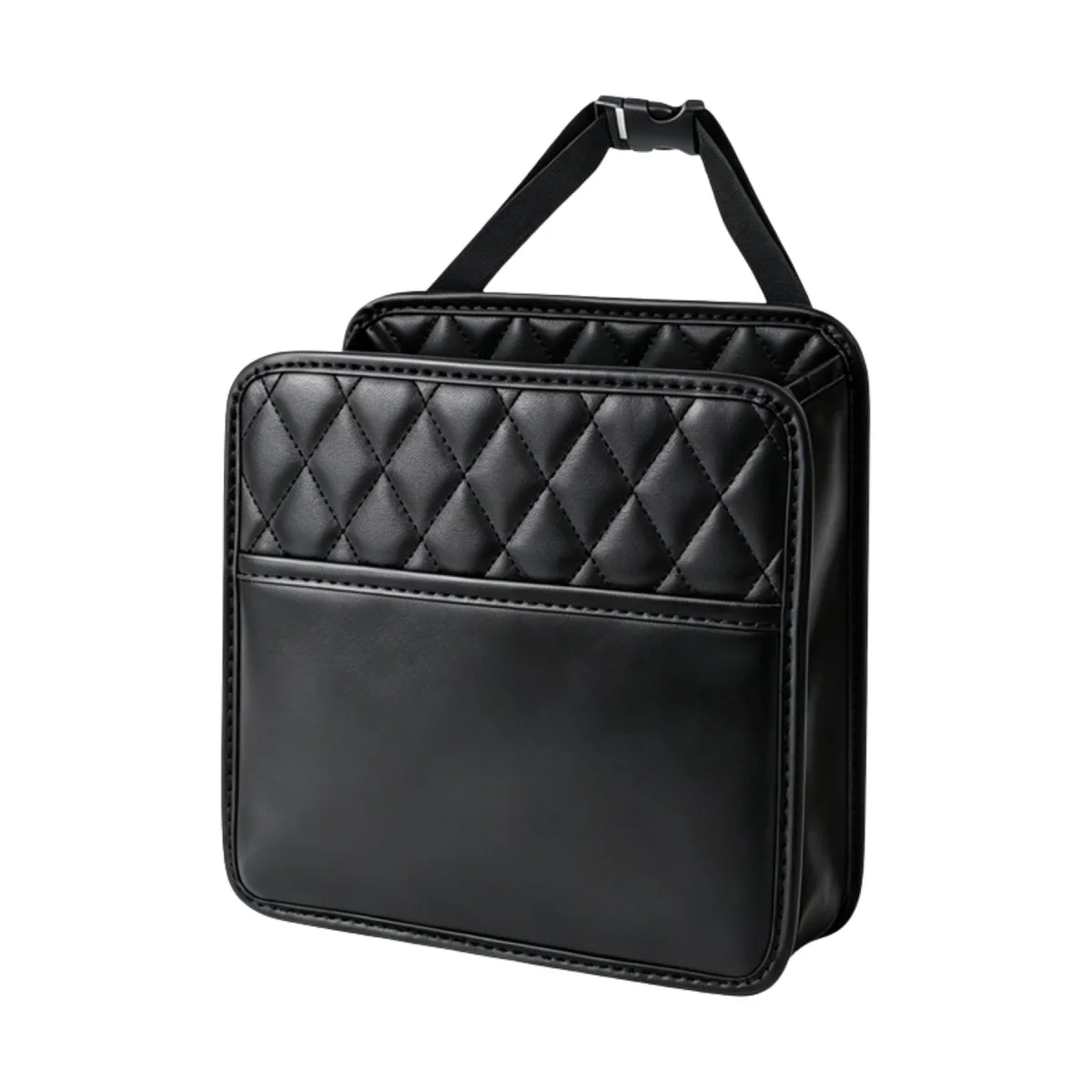 Leather Look Rear Seat Organizer Pocket