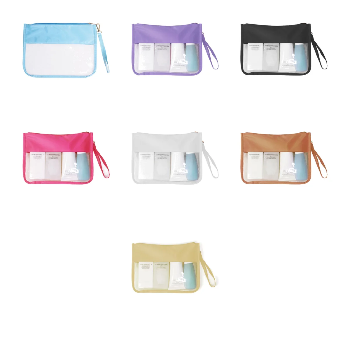 Clear Waterproof Travel Cosmetic Pouch