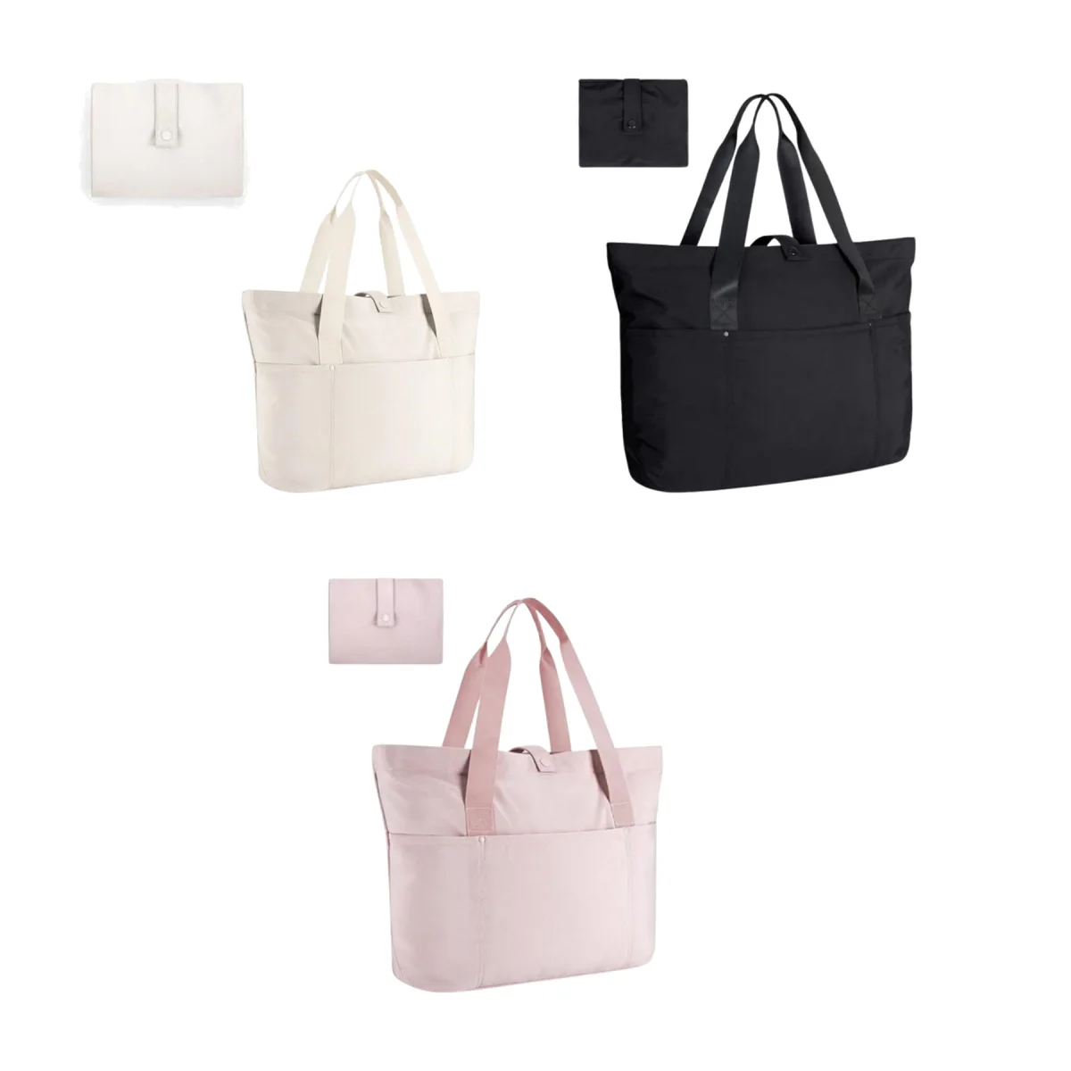 Foldable Lightweight Shoulder Tote