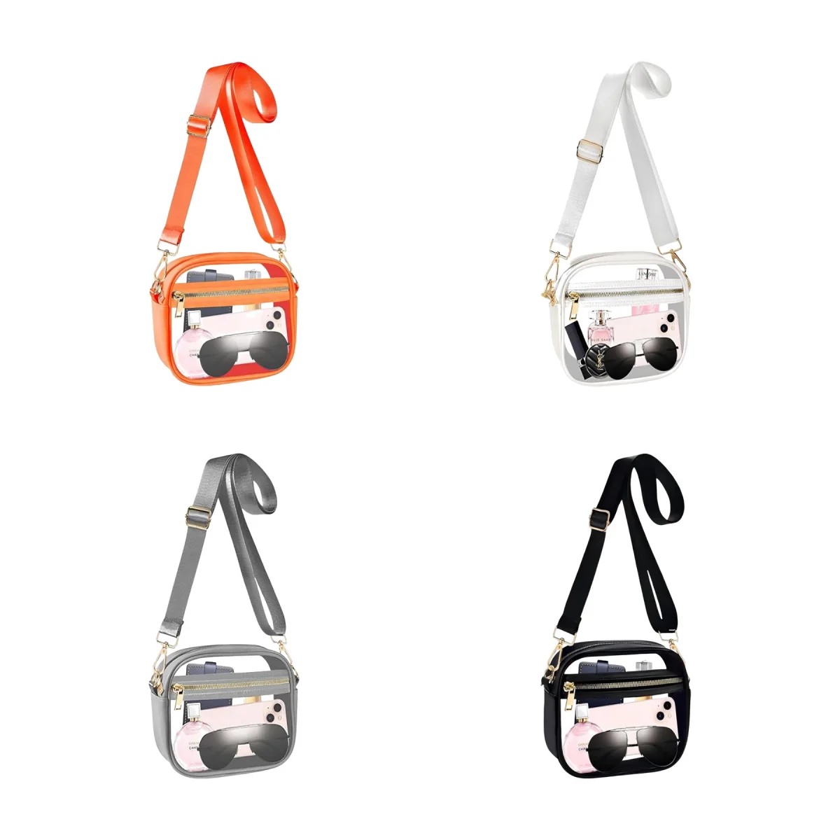 Detachable Strap Clear Stadium Crossbody