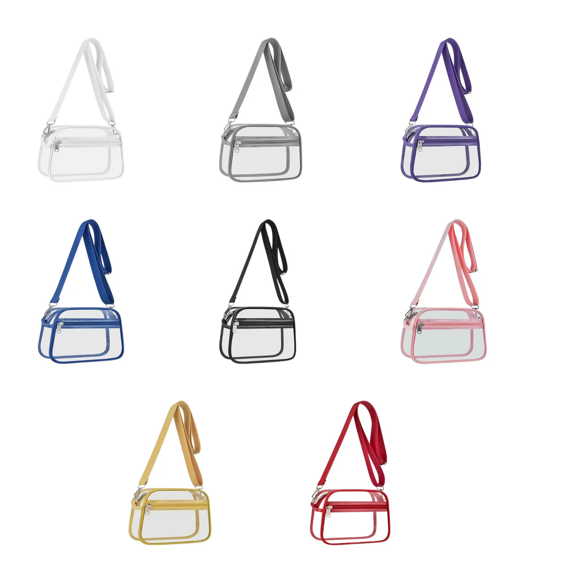 Sports Fan Clear Stadium Shoulder Bag