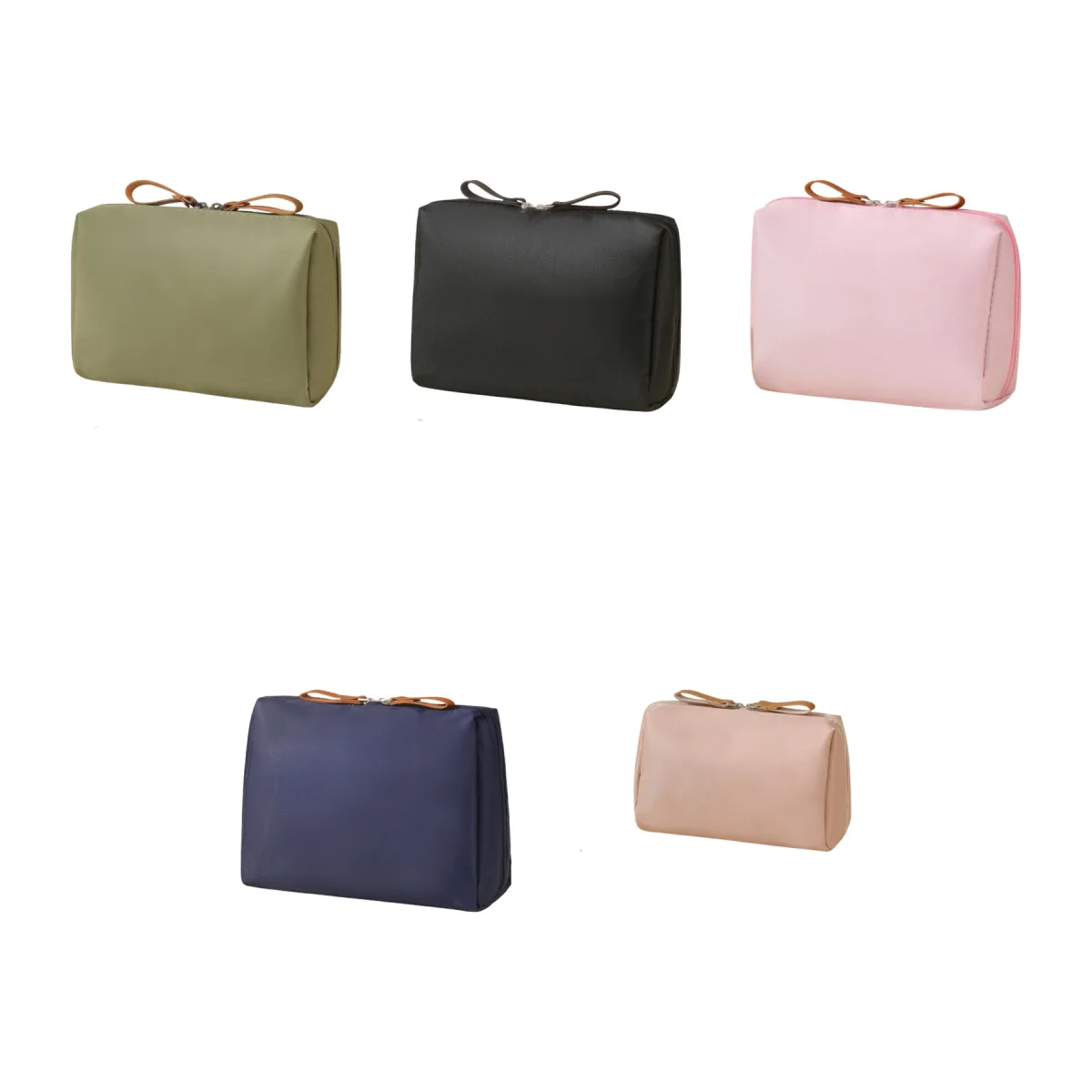 Textured Tassel Travel Cosmetic Pouch