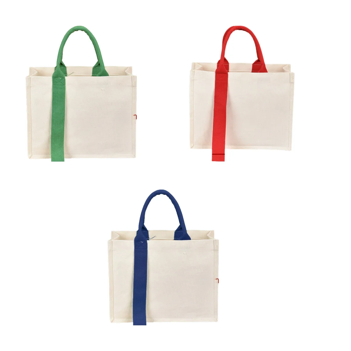 3D Structured Canvas Ribbon Tote
