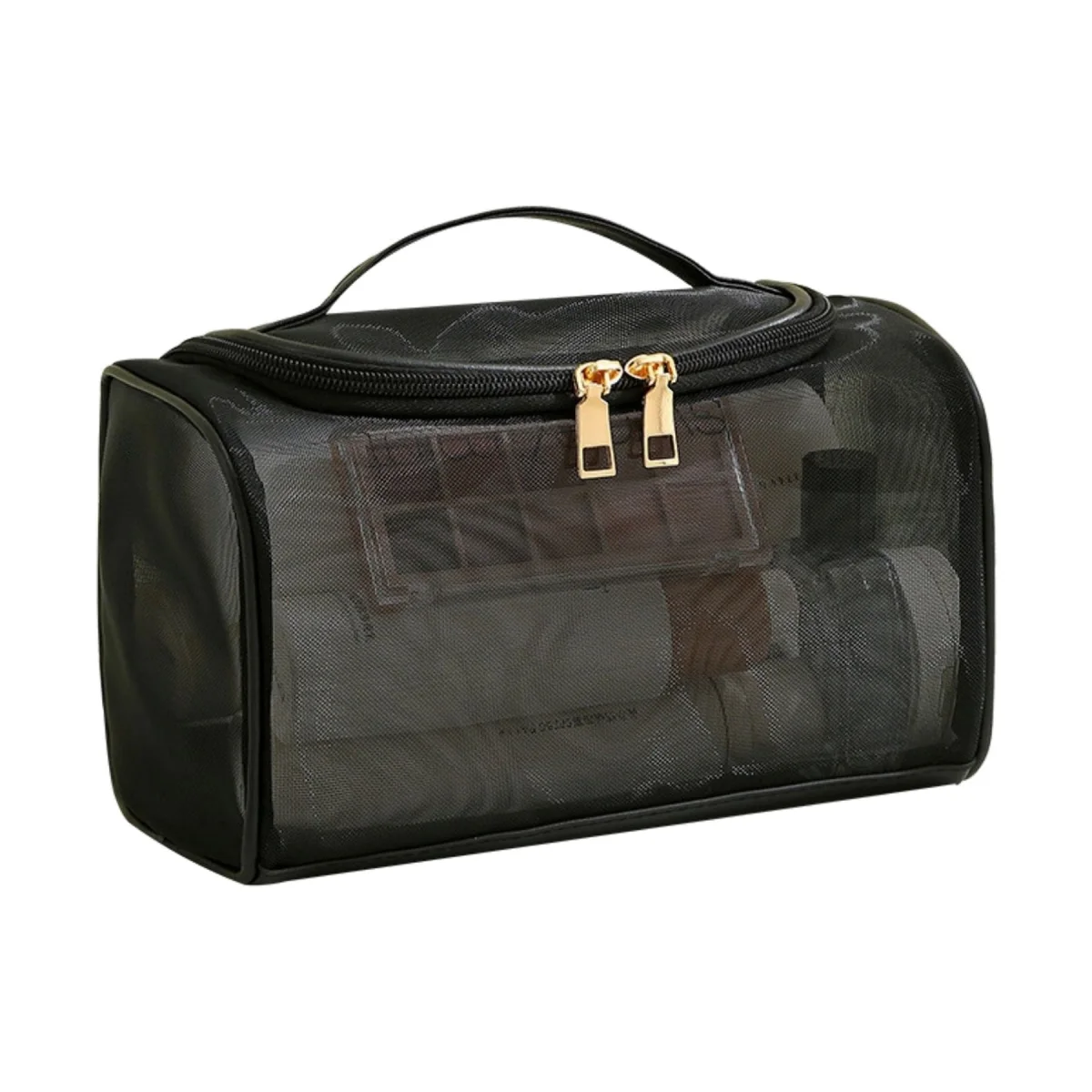 Clear Nylon Mesh Travel Pouch