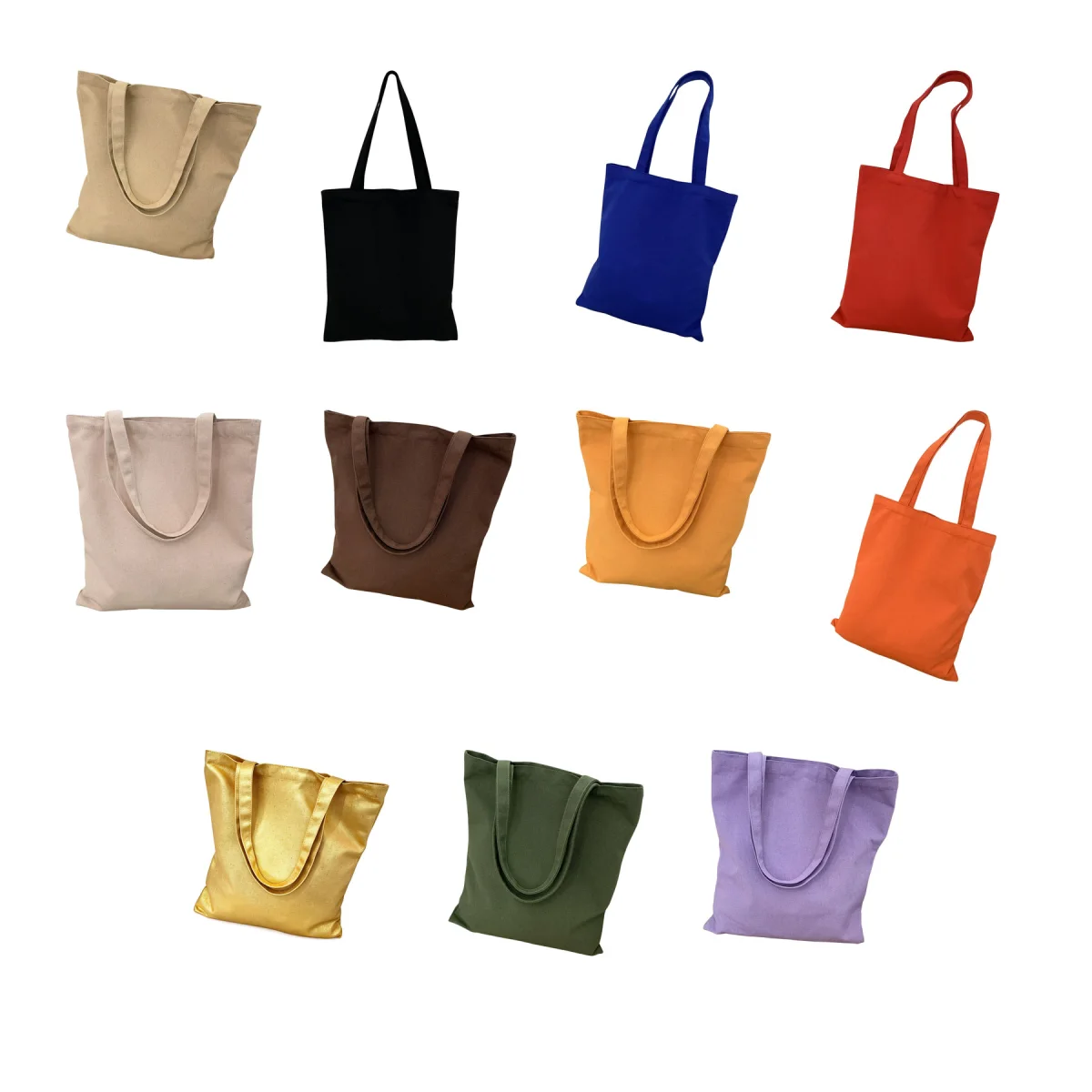 Colorful Blank Canvas Tote
