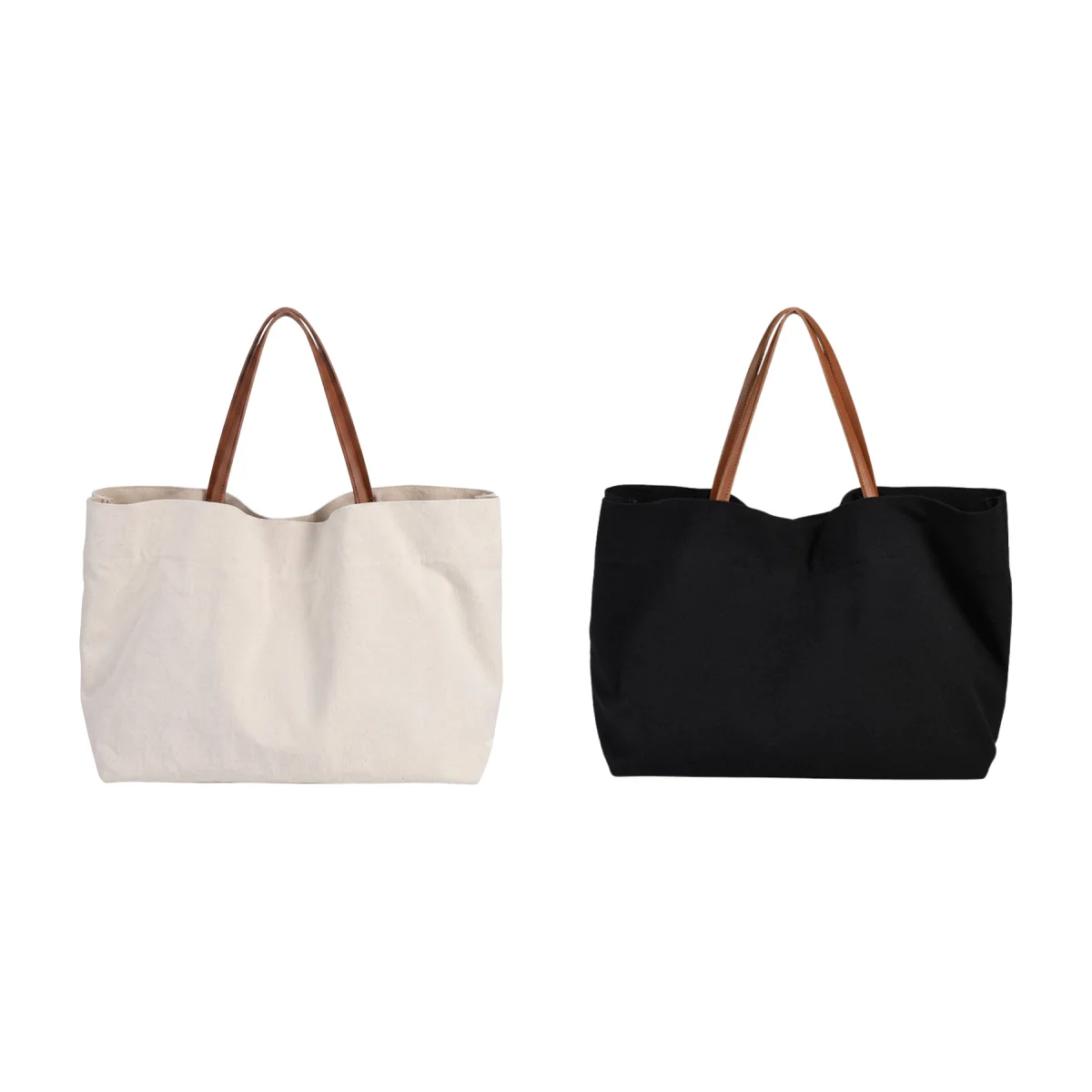 Casual Canvas Commuter Tote