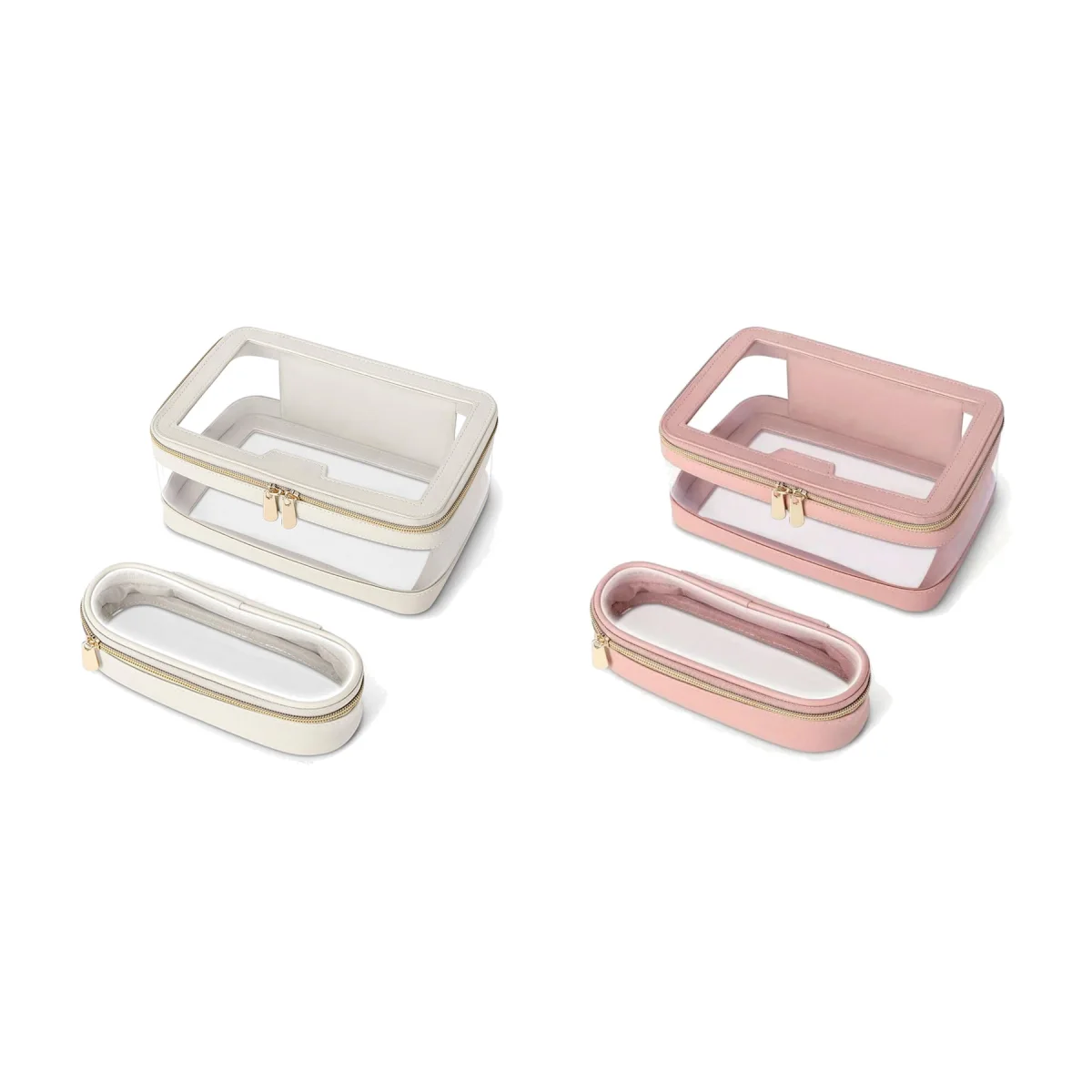 See-Through Makeup Pouch Set