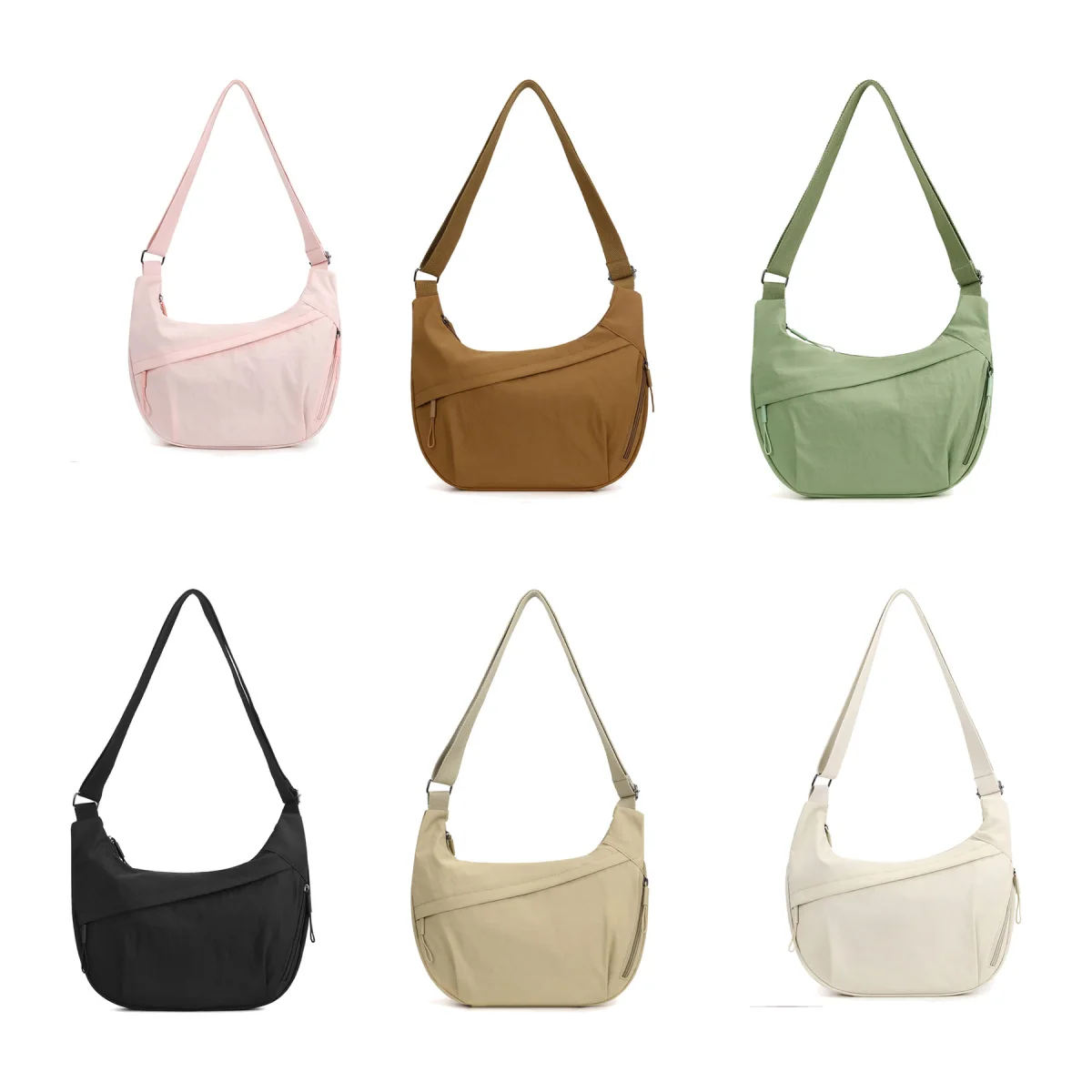 Water-Resistant Nylon Crossbody Purse