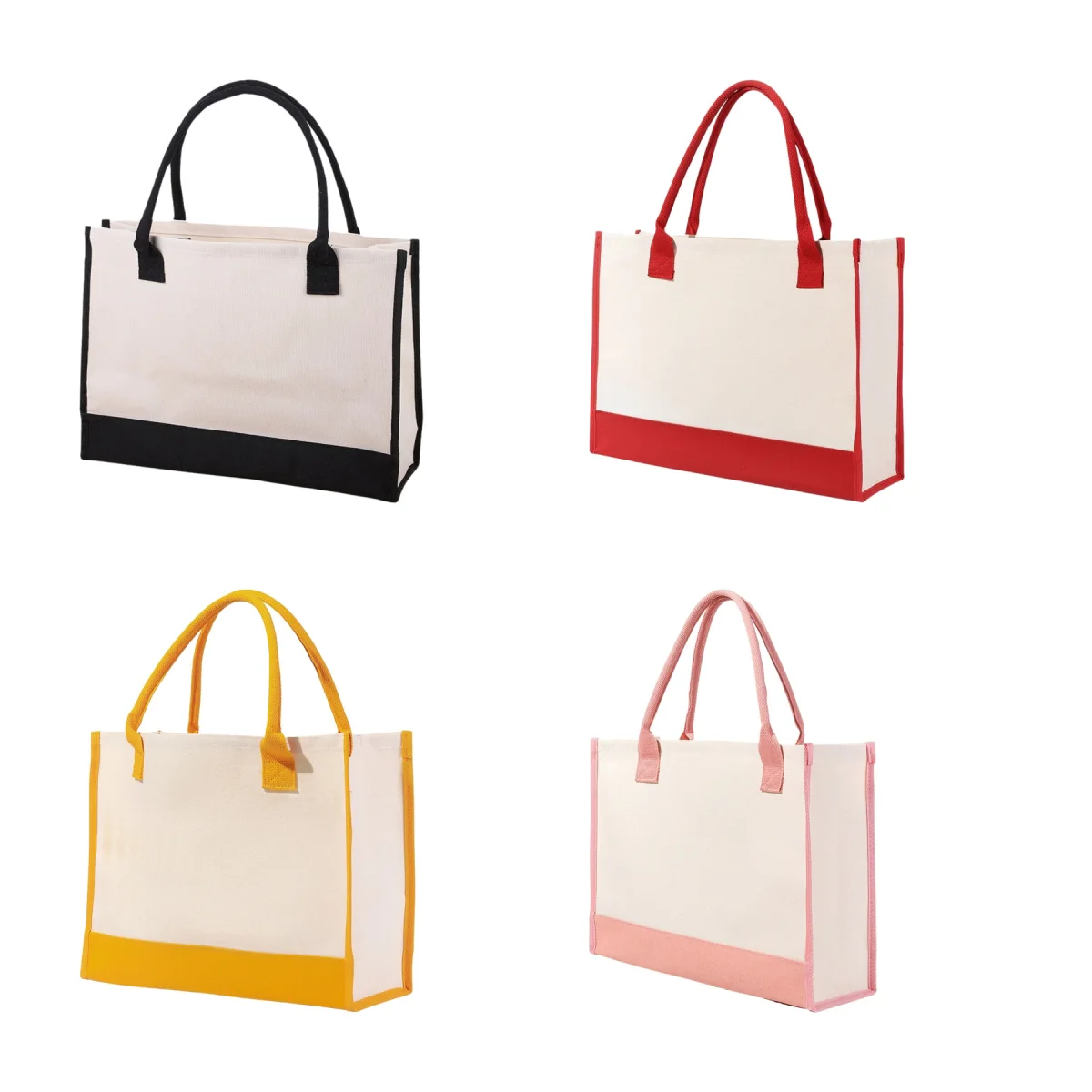 Classic Canvas Summer Shoulder Tote