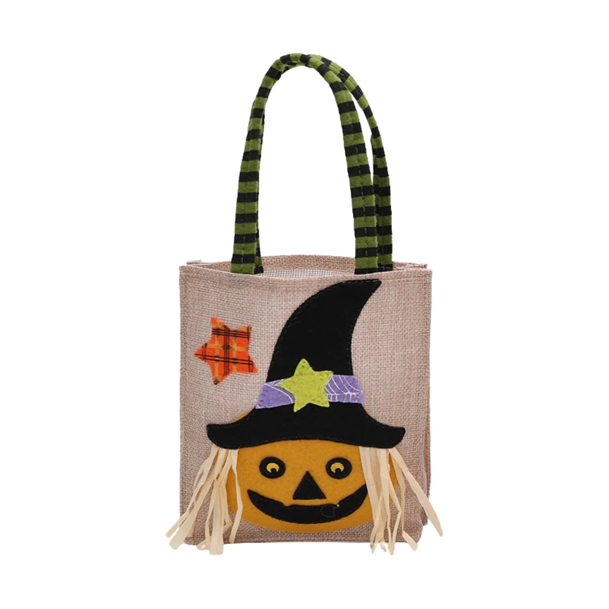 Cartoon Pumpkin Halloween Treat Bag
