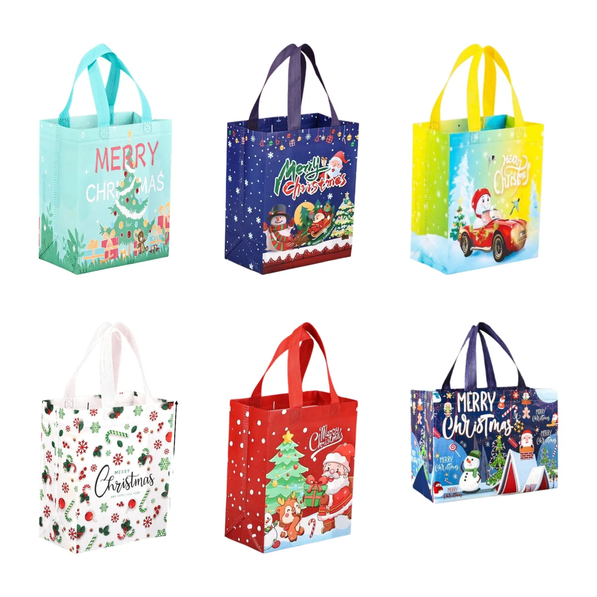 Reusable Holiday Gift Shopping Bag