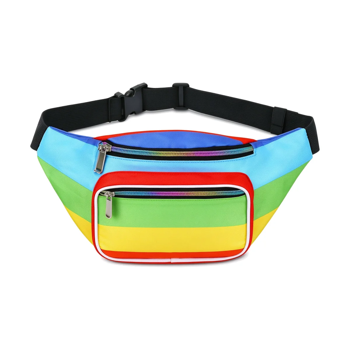 Rainbow Stitch Waist Fanny Pack